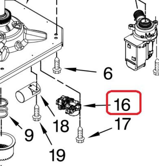 Picture of Shift Actuator For Whirlpool WASHER