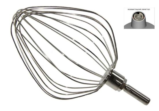 Picture of SS WHISK MAJOR / XL 9 WIRE - Bayonet Planet Hub - Use AW20011051