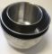 Picture of Stainless Steel Bowls. Set of 3. - Used. (Or $20 per bowl) 