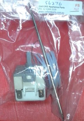Picture of thermostat, oven