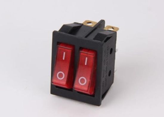 Picture of Universal Oven Red Rocker Switch 